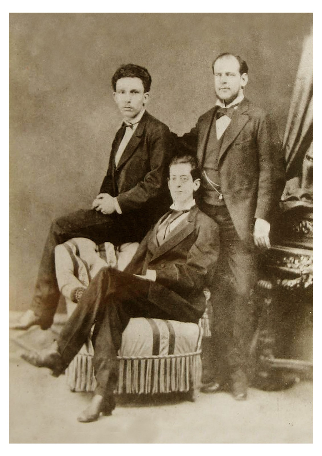 Martí y los hermanos Fermín y Eusebio Valdés Domínguez